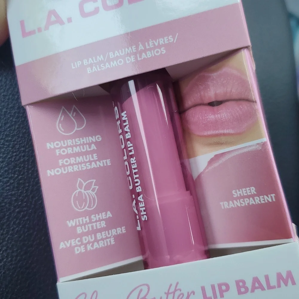 2pack shea butter enriched sheer transparent lip balms new‎